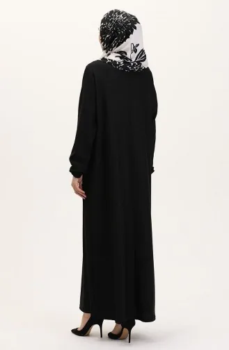 Jurk Met Vierkante Hals 99490701-01 Zwart 99490701-01