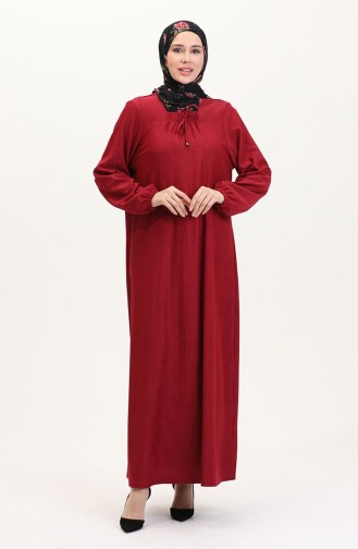 Claret red İslamitische Jurk 99490701-02