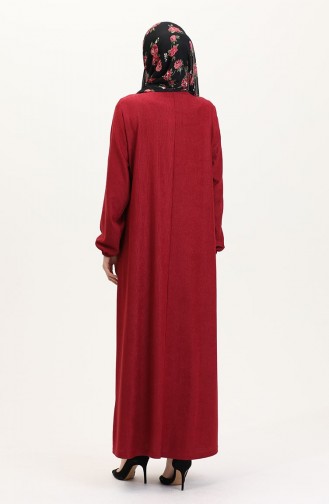 Claret red İslamitische Jurk 99490701-02