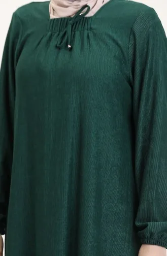 فستان برقبة مربعة 99490701-03 أخضر 99490701-03