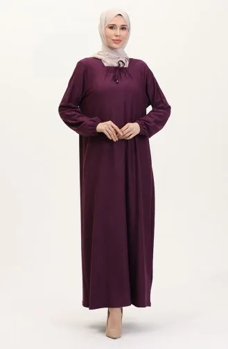 Jurk Met Vierkante Hals 99490701-04 Paars 99490701-04