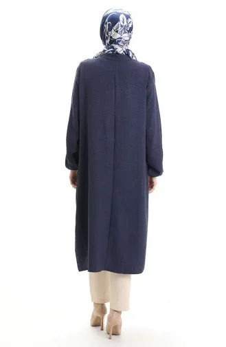 تونيك كتان طويل 992005-04 أزرق داكن 992005-04