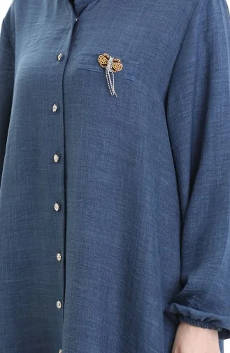 تونيك طويل من الكتان 992005-05 نيلي 992005-05