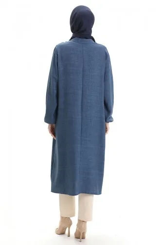 تونيك طويل من الكتان 992005-05 نيلي 992005-05