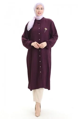 Linnen Lange Tuniek 992005-06 Pruim 992005-06