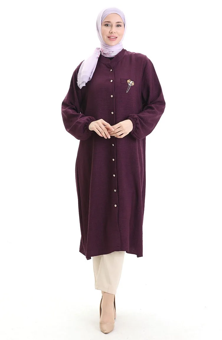 Linnen Lange Tuniek 992005-06 Pruim 992005-06