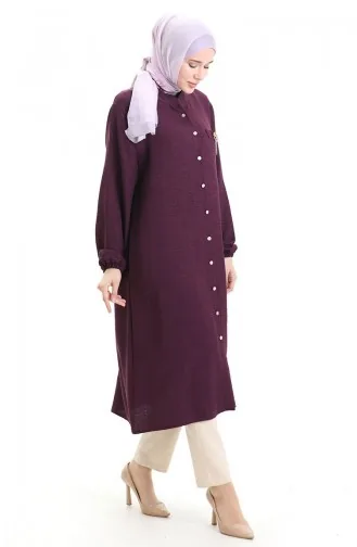 Linnen Lange Tuniek 992005-06 Pruim 992005-06