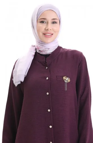 Linnen Lange Tuniek 992005-06 Pruim 992005-06