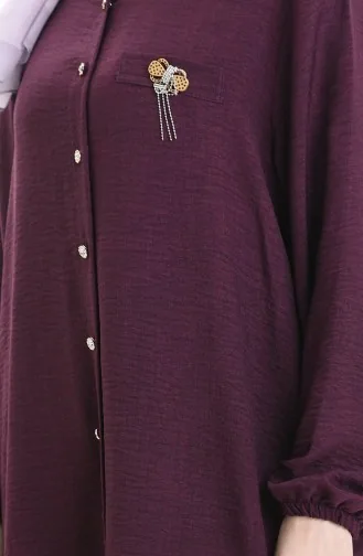 Linnen Lange Tuniek 992005-06 Pruim 992005-06