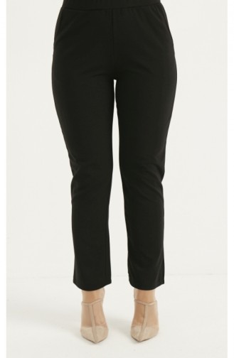 Büyük Beden Pantolon 1030A-02 Siyah