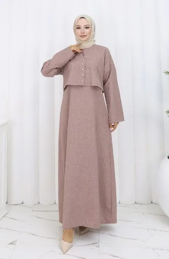 سترة بدلة من قطعتين 2155-02 وردي غامق مغبر 2155-02