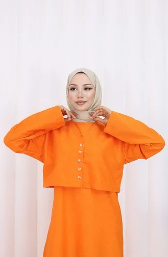 Jacket Vest Two Piece Suit 2155-04 Orange 2155-04