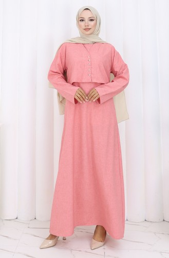 Zweiteiliger Anzug Mit Jacke Und Weste 2155-05 Rosa 2155-05