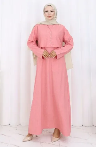 Ensemble Deux Pièces Veste Et Gilet 2155-05 Rose 2155-05