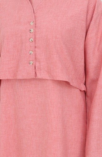 Zweiteiliger Anzug Mit Jacke Und Weste 2155-05 Rosa 2155-05