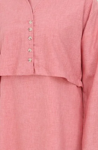 Ensemble Deux Pièces Veste Et Gilet 2155-05 Rose 2155-05