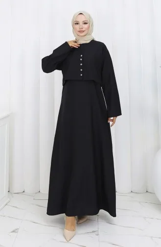 Veste Gilet Costume Deux Pièces 2155-06 Noir 2155-06