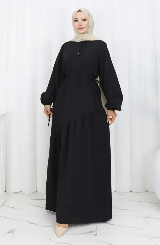 Robe Jupe Plissée 2157-01 Noir 2157-01