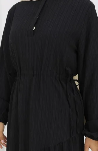 Robe Jupe Plissée 2157-01 Noir 2157-01