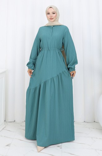 Robe Jupe Plissée 2157-02 Pétrole 2157-02