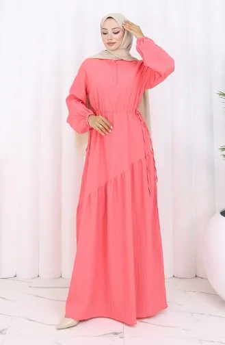Pleated Skirt Dress 2157-04 Pink 2157-04