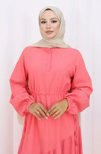 Pleated Skirt Dress 2157-04 Pink 2157-04