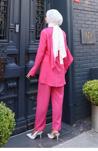 Cape Gedetailleerd Pak Fuchsia 770