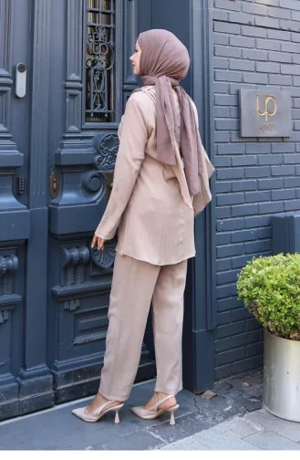 Anzug Mit Cape-Detail Nerz 776