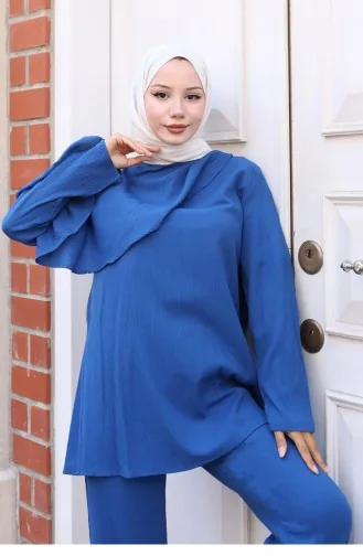 Cape Gedetailleerd Pak Indigo 777