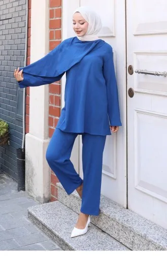 Cape Gedetailleerd Pak Indigo 777