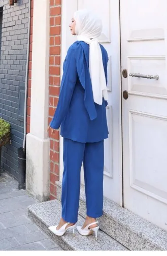 Cape Gedetailleerd Pak Indigo 777