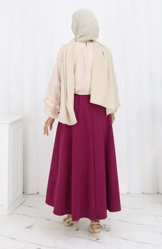 Oysho Stoffen Rok 5578-09 Pruim 5578-09