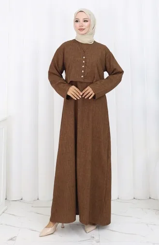 Ceket Jile İkili Takım 2155-08 Kahverengi