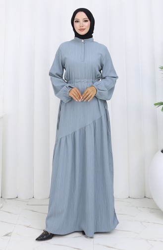 Pleated Skirt Dress 2157-05 Gray 2157-05