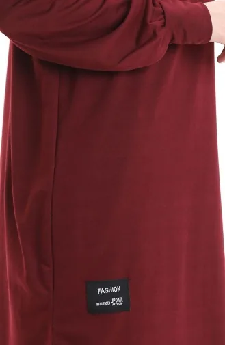 سترة شعار 0012D-01 عنابي داكن 0012D-01