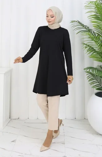 تونيك مخطط 1001C-01 أسود 1001C-01