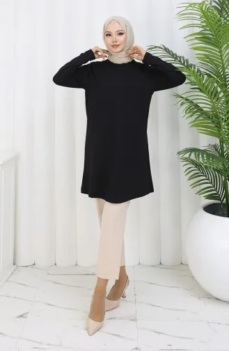 تونيك مخطط 1001C-01 أسود 1001C-01