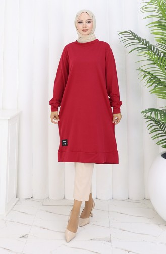 Emblem Tuniek 0012-32 Licht Bordeaux Rood 0012-32