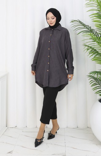 Tuniek Met Knoopjes 0147-07 Antraciet 0147-07