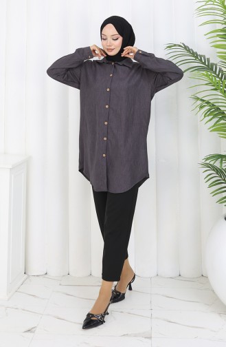 Tuniek Met Knoopjes 0147-07 Antraciet 0147-07