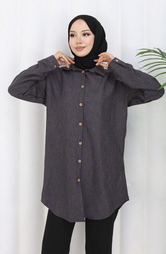 Tuniek Met Knoopjes 0147-07 Antraciet 0147-07