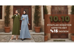 Sepette Net %15 İndirim