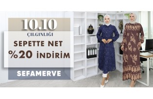 Sepette Net %20 İndirim