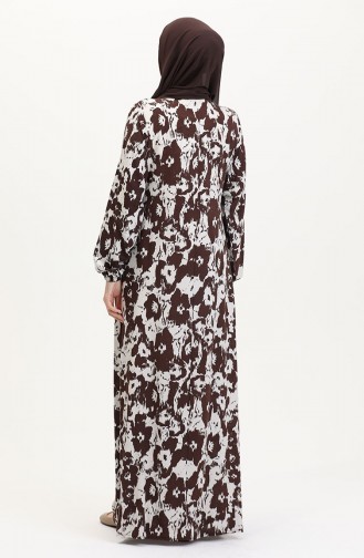 Gebedsjurk Met Zijstrik 4483AK-05 Bruin 4483AK-05