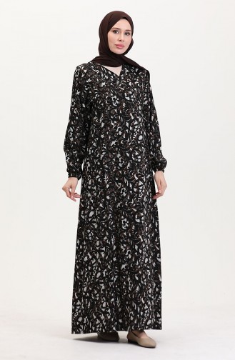 Gebedsjurk Met Zijstrik 4483AL-03 Bruin 4483AL-03