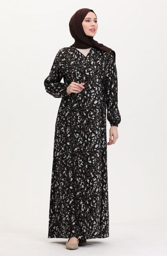 Gebedsjurk Met Zijstrik 4483AL-03 Bruin 4483AL-03