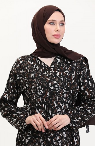 Gebedsjurk Met Zijstrik 4483AL-03 Bruin 4483AL-03