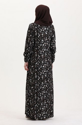 Gebedsjurk Met Zijstrik 4483AL-03 Bruin 4483AL-03