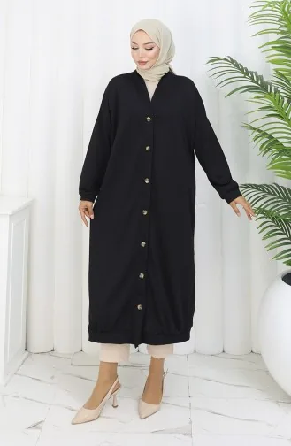 Dubbeldraads Geknoopt Lang Vest 0181-01 Zwart 0181-01