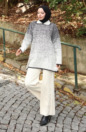 Triko Tunik Pantolon İkili Takım 1123-07 Siyah